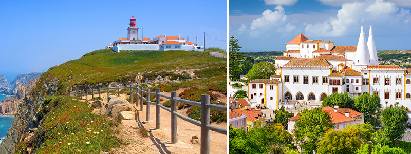 Cabo da Roca og eventyrlige Sintra